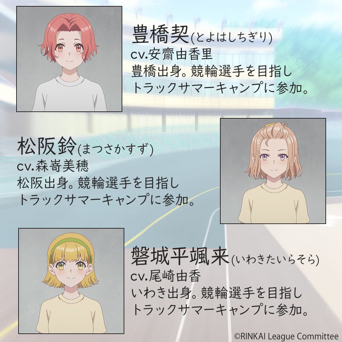 Rinkai! Anime sorozat bejelenti három további szereplőjét.