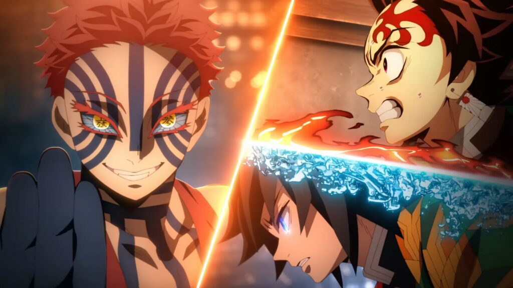 Új Felvételek Érkeztek Tanjiro és Giyu Akaza Ellen vívott Harcáról a Demon Slayer: Infinity Castle Első CM Trailerében!