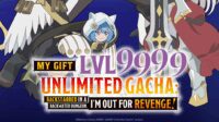 Új angol trailer jelent meg a My Gift Lvl 9999 Unlimited Gacha anime-hoz – felfedi a HIDIVE megjelenését!