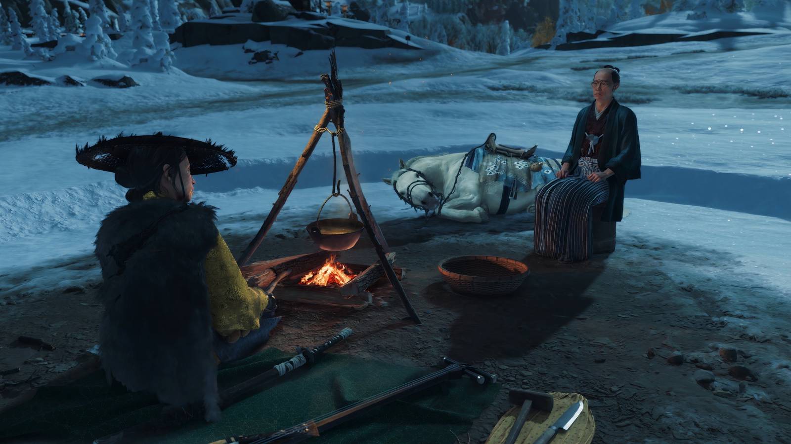 A Ghost of Yotei több információt felfed a kemping rendszeréről.