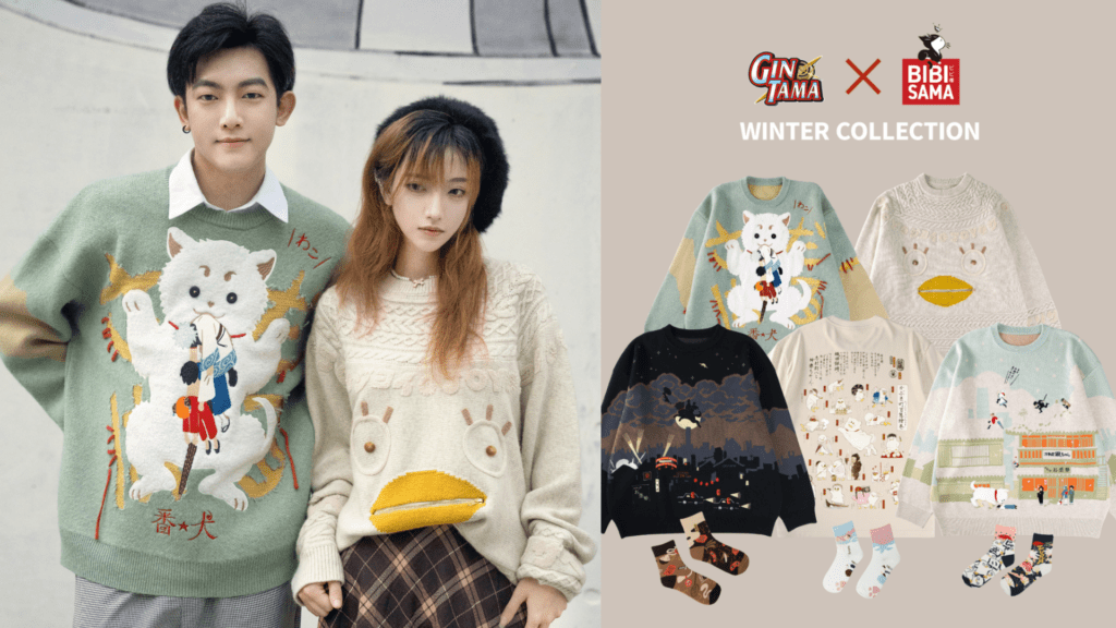 Fantasztikus újdonságokkal érkezik a Gintama x Bibisama Winter Collection 2025: Fedezd fel a Kabuki-City ihlette nyolc új darabot!