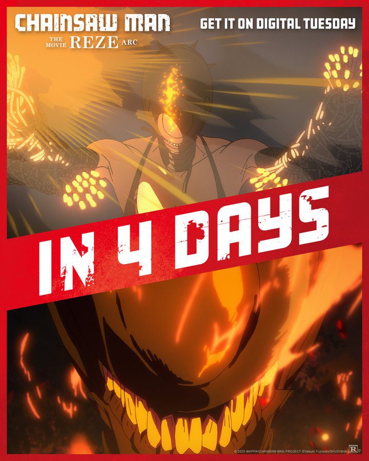 Chainsaw Man – A film: A Reze Ark digitális megjelenése december 9-én!