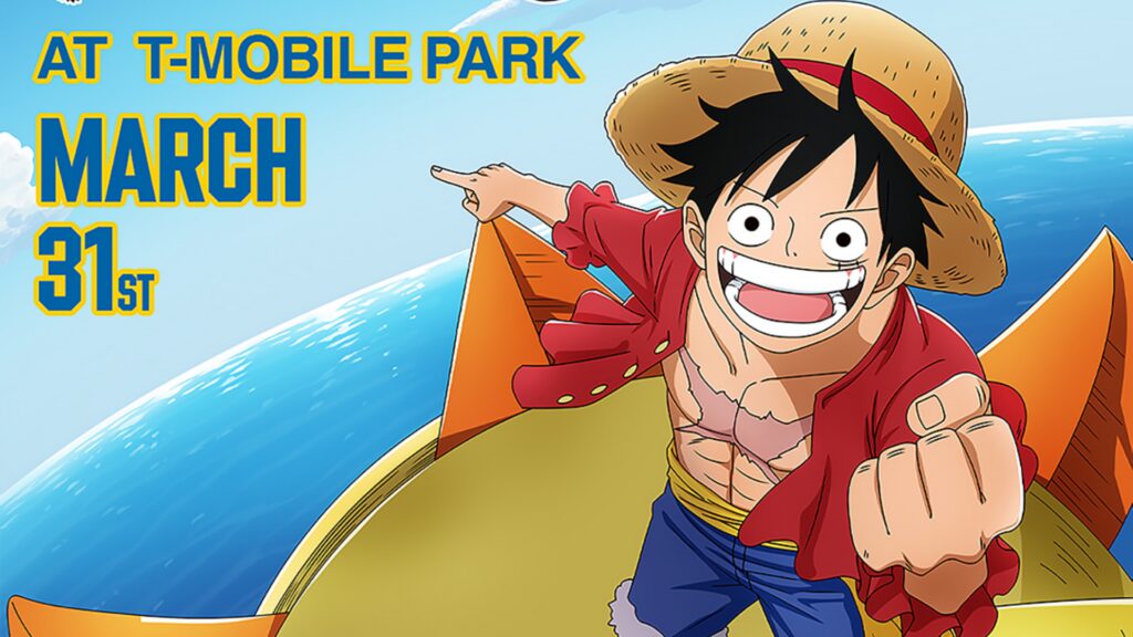 Toei Animation és ONE PIECE Visszatér Seattle-be a Mariners Night-ra a T-Mobile Parkban március 31-én!