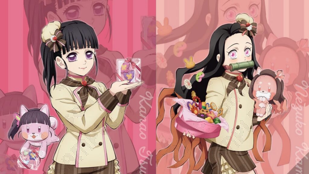Visszatérnek a fő Demon Slayer lányok egy új Ufotable illusztrációval a 2026-os Valentin-napra!