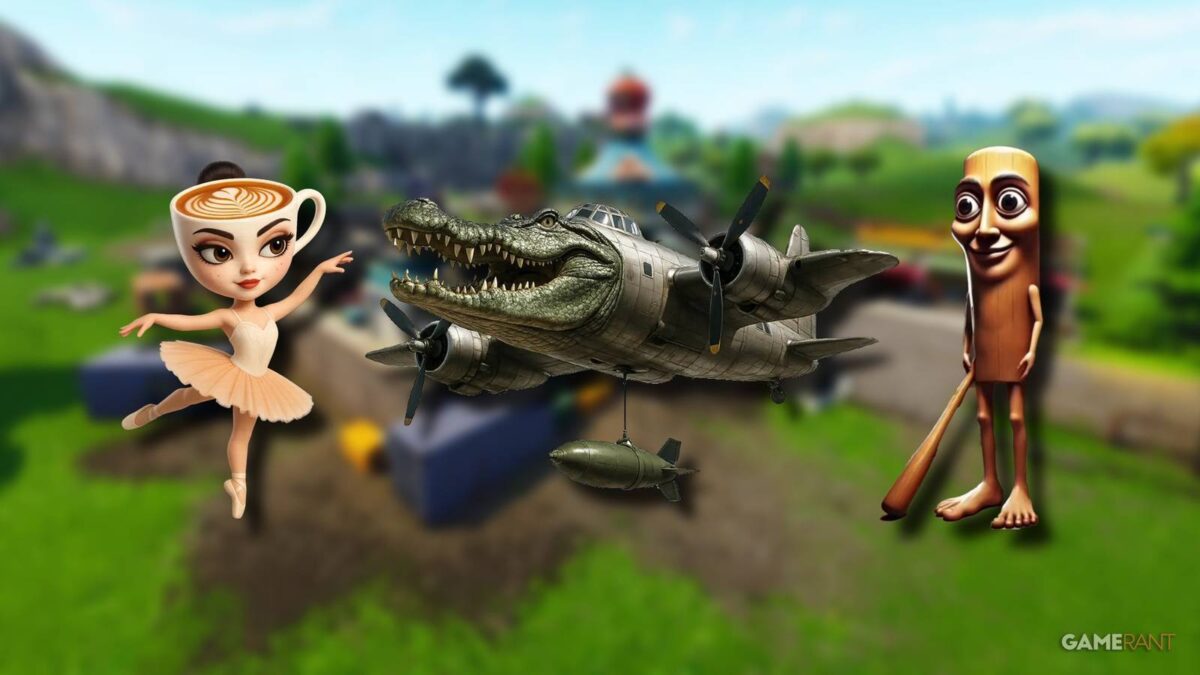 Fortnite Szivárog a Brainrot Skinek Tervei