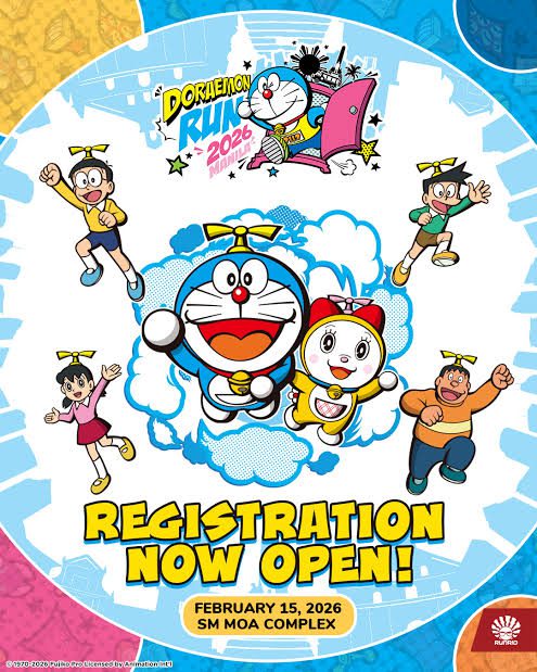 Runrio elindítja a Doraemon Run 2026-ot az SM Mall of Asia-ban, Fülöp-szigetek!