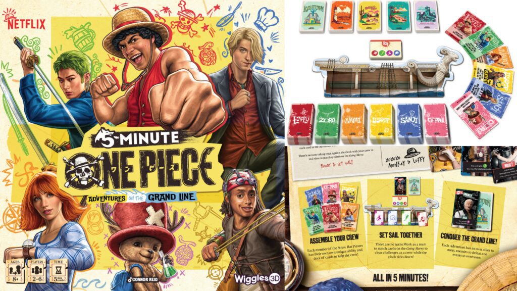 Új 5 perces One Piece társasjáték debütál március 10-én a Live-Action 2. évadával együtt!