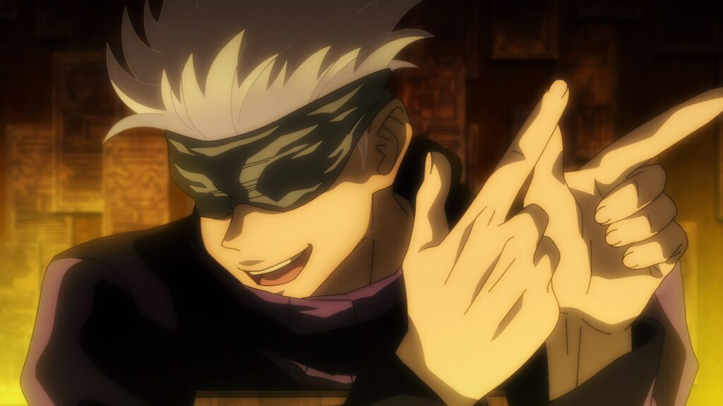 Satoru Gojo a Jujutsu Kaisen születésnapját ünnepli Yuji, Megumi és Nobara társaságában a MAPPA új, 2025-ös illusztrációjában!